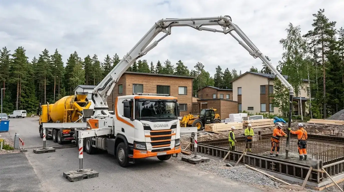 Betonityömaa