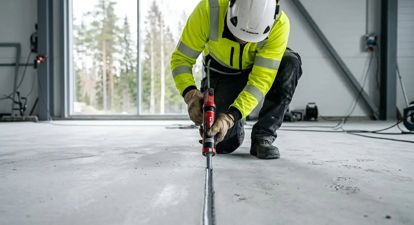 Betonin sahaus ja saumaus